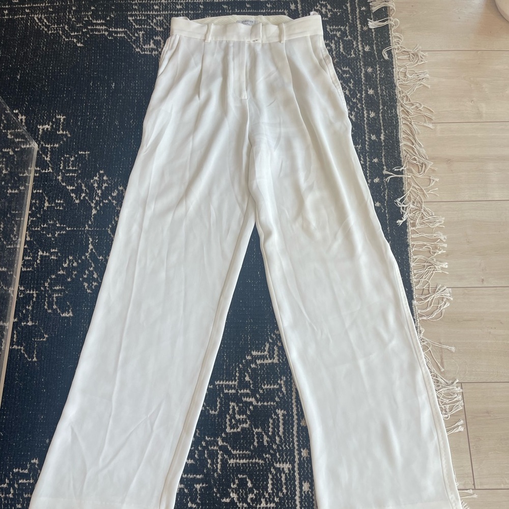White Aritzia Babaton Sadiki Trousers